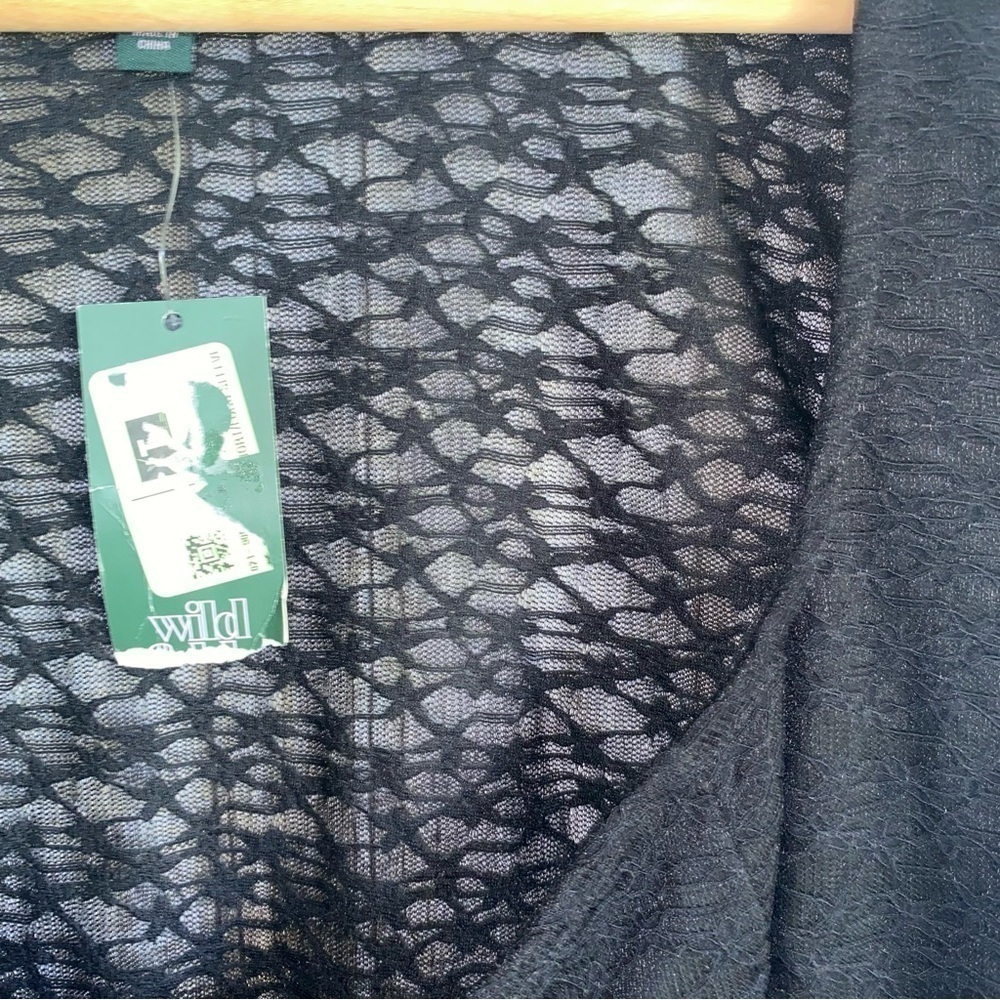 NWT Wild Fable Black Lace Bustier Top - Picture 4 of 7